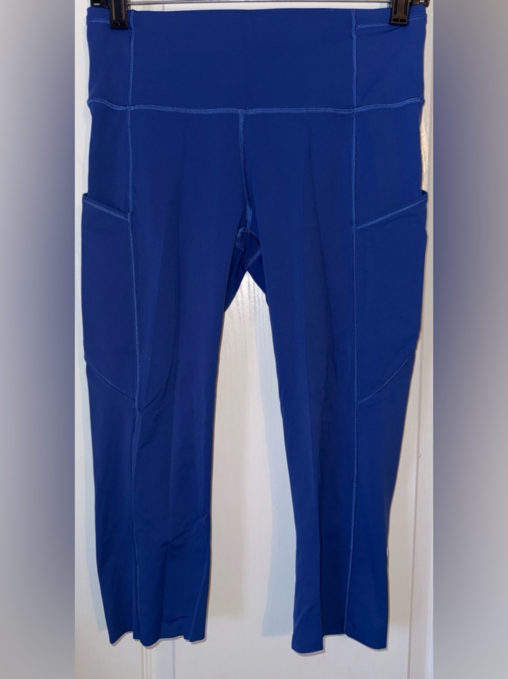 Lululemon Fast & Free High-Rise Crop 19” Blue Leggings Size 8